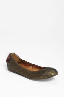 Lanvin 10th Anniversary Embroidered Ballet Flat - Lyst