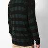 Markus Lupfer Distorted Check Knit Sweater in Black for Men - Lyst
