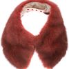 Marni Mink Fur Collar in Red - Lyst