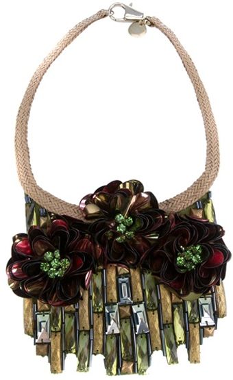 Matthew Williamson Flower Necklace - Lyst
