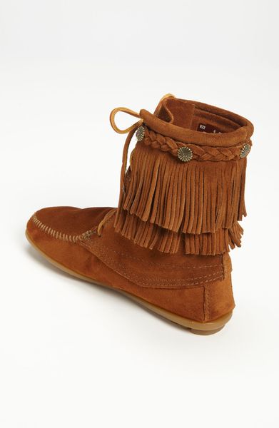 minnetonka double fringe boot
