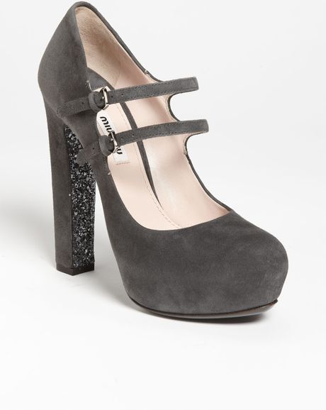 miu miu sparkle heels