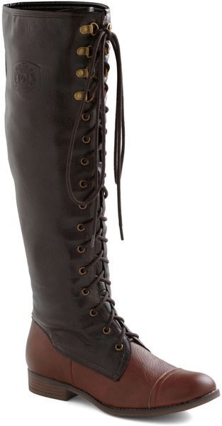 ModCloth Chocolate Craving Boot - Lyst