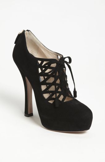 Prada Multi Lace Bootie - Lyst