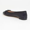 Prada Bow Ballerina Flat in Black (navy) - Lyst