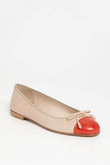 Prada Bow Ballerina Flat - Lyst