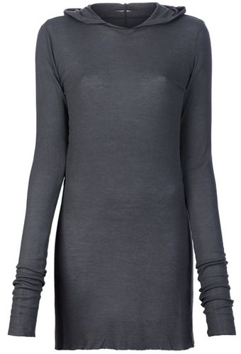 Rick Owens Long Fitted Sweater - Lyst