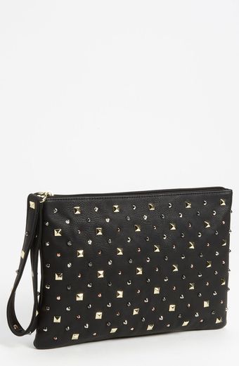Steven By Steve Madden Stud Love Clutch - Lyst