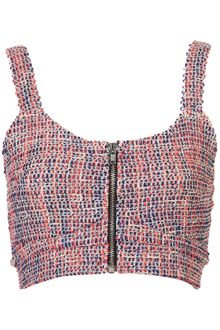 Topshop Fluro Boucle Bralet - Lyst
