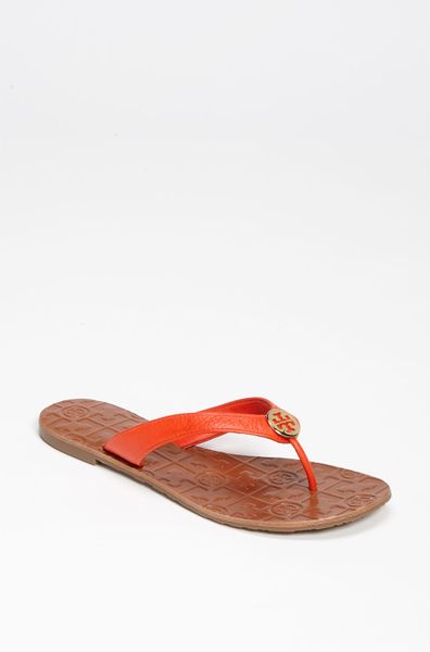 Tory Burch Thora Sandal in Orange (habanero pepper) - Lyst