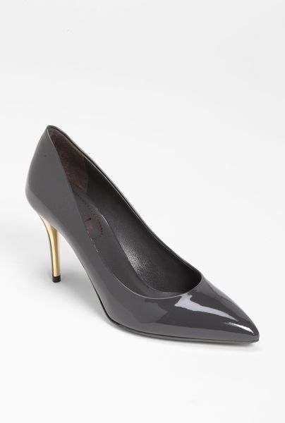 charcoal gray high heels