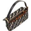 Fendi Python Strap Velvet Baguette Bag in Beige (gold) - Lyst