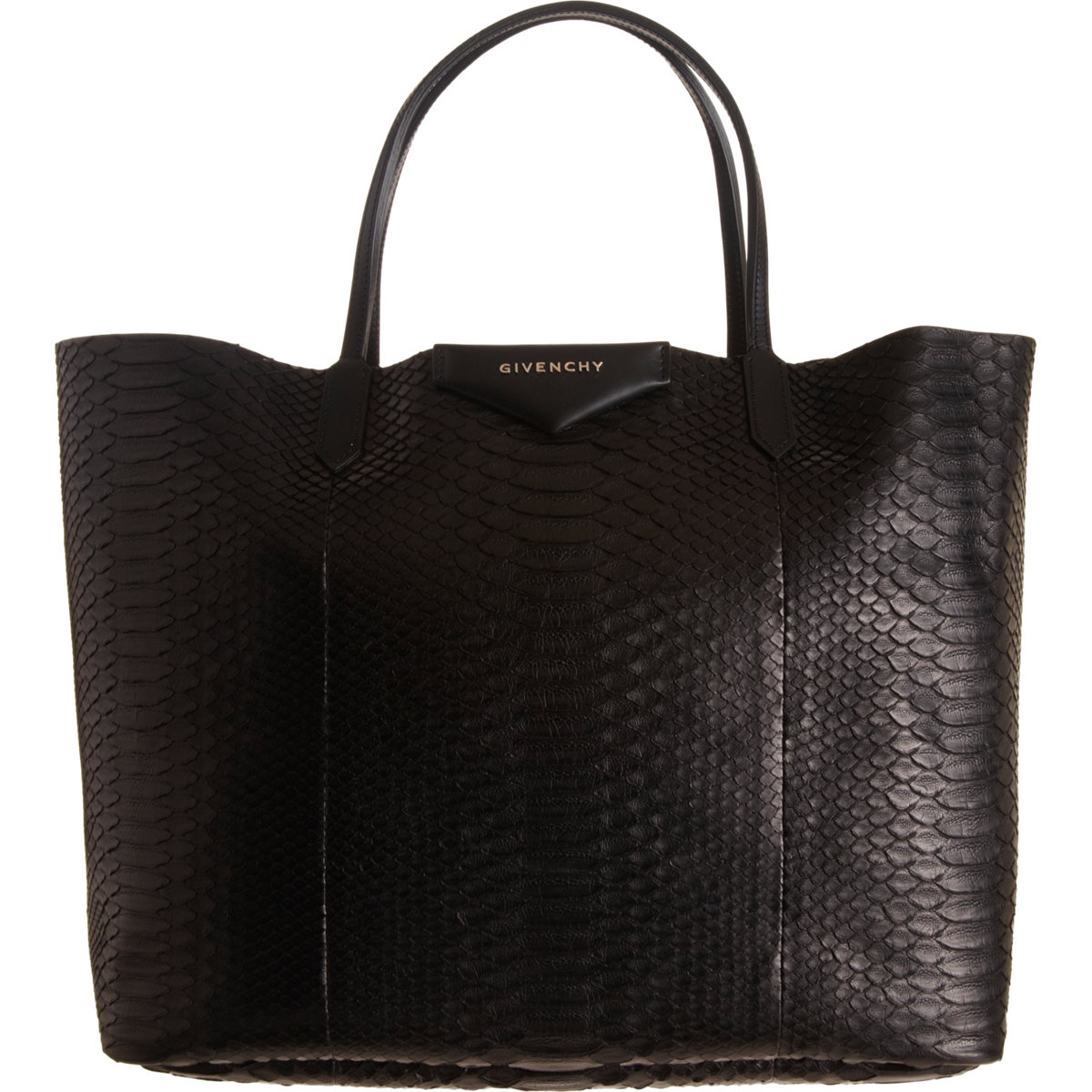 Givenchy Python Large Antigona Shopper Tote in Black | Lyst