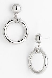 Tory Burch Rings Frontal Hoop Earrings - Lyst