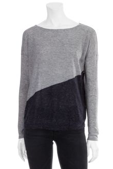 Alice + Olivia Colorblock Drape Shoulder Sweater - Lyst