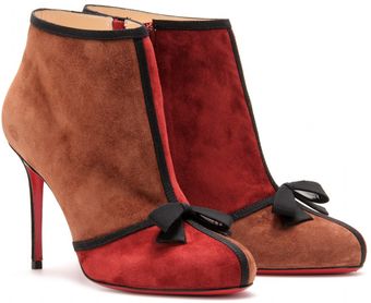 Christian Louboutin Arnoeud 85 Suede Ankle Boots - Lyst