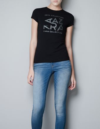 Zara Tshirt - Lyst