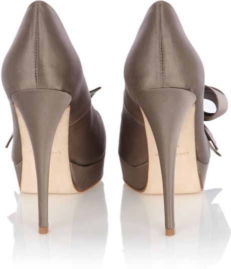 karen millen silver shoes