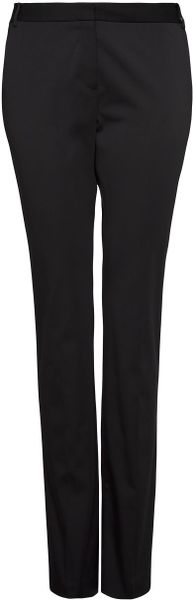 Mango Straightcut Suit Trousers in Black - Lyst