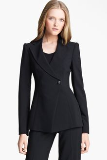 Armani Asymmetrical Featherweight Wool Jacket - Lyst