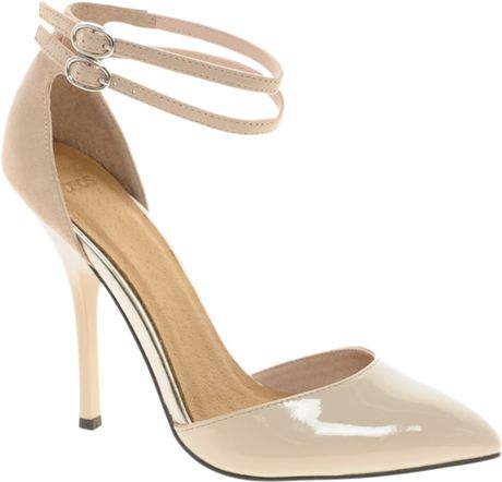 Asos Asos Prior Pointed High Heels in Beige (nude) - Lyst