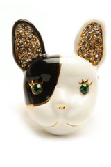 Betsey Johnson Bulldog Stretch Ring
