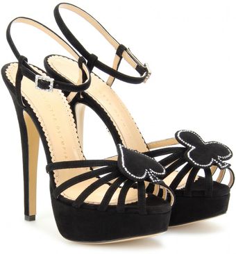 Charlotte Olympia Black Jack Platform Sandals - Lyst