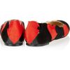 Charlotte Olympia Suits You Appliquéd Suede Ballet Flats in Red (black) - Lyst