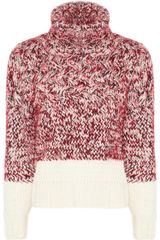 Chloé Chunky-knit Wool blend Turtleneck Sweater