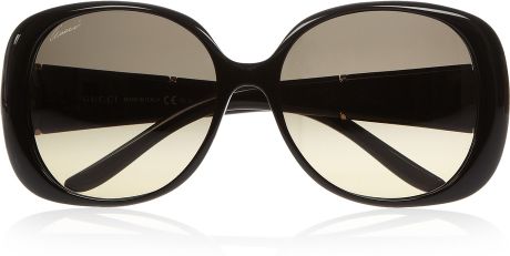 Gucci Squareframe Acetate Sunglasses in Black - Lyst