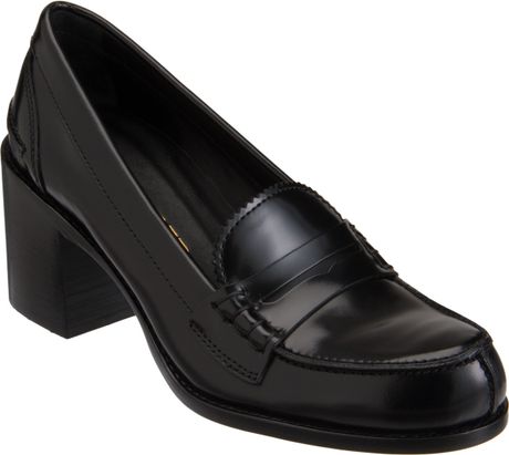 Jil Sander Midheel Penny Loafer in Black - Lyst