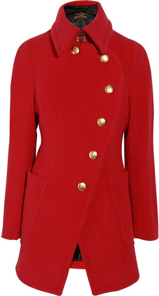 Vivienne Westwood Anglomania Rac Wool-Blend Coat - Lyst