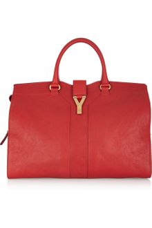 Yves Saint Laurent Cabas Chyc Large Leather Tote - Lyst