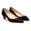 Christian Louboutin Pigalle Textured Ponyskin Pumps in Black - Lyst