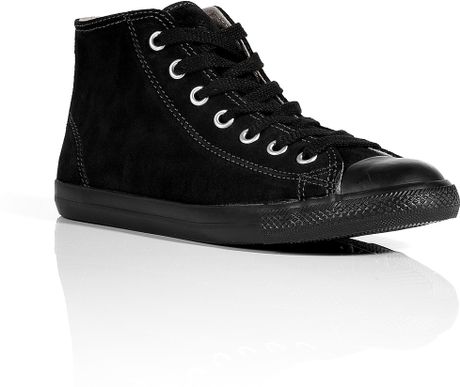mens black suede converse