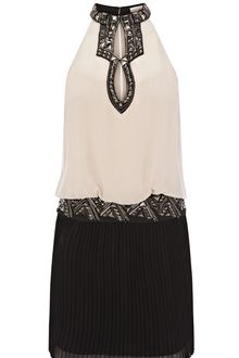 Karen Millen Colourblock 20s Dress - Lyst