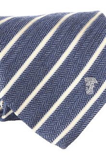 Versace Chevron Stripe Dynasty Tie - Lyst