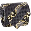 Versace Diamond Scroll Tie in Gray for Men (g) - Lyst