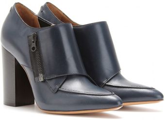 3.1 Phillip Lim Delia Leather Ankle Boots - Lyst