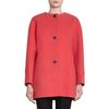 Balenciaga Crewneck Coat in Pink (watermelon) - Lyst