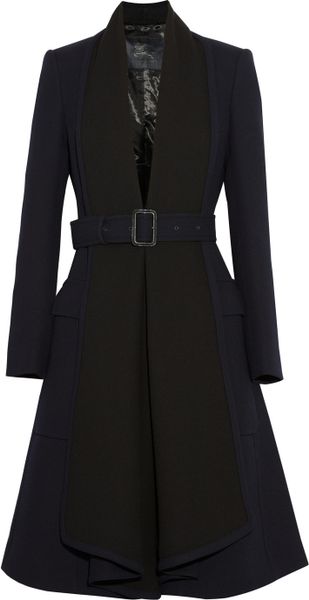 Burberry Prorsum Woolcrepe Coat - Lyst