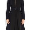 Burberry Prorsum Woolcrepe Coat in Blue (navy) - Lyst