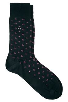 Calvin Klein Diamond Pattern Socks - Lyst