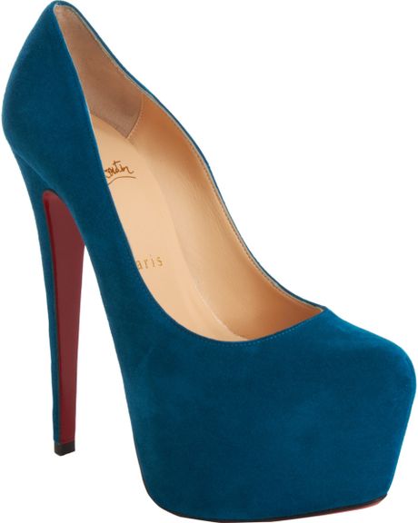 Christian Louboutin Daffodile in Blue (peacock) - Lyst
