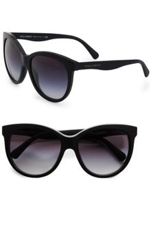 Dolce & Gabbana Oversized Cats-Eye Acetate Sunglasses - Lyst