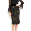 Gucci Silk chiffon and Printed Silk Dress in Brown (brandy) - Lyst