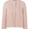 Jil Sander Blush Cropped Wool Jacket in Pink (blush) - Lyst