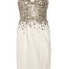 Lela Rose Embellished Silk Organza Dress in White (ivory) - Lyst