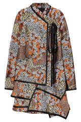 Proenza Schouler Asymmetric Brocade Dress
