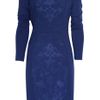 Stella Mccartney Embossed Paneled Jersey Dress in Blue (midnight) - Lyst